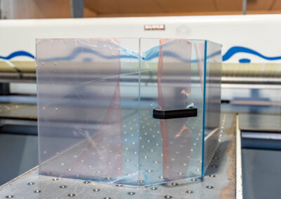 Maschinenhaube mit Griff