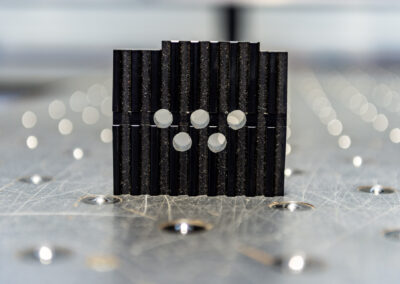 Aluminium Bauteil mit Bohrung