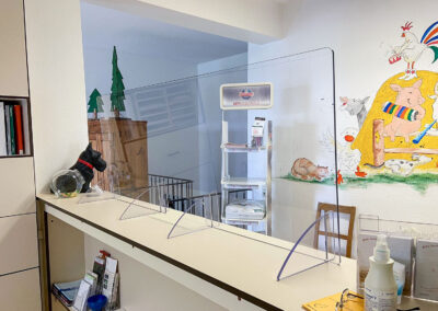 Infektionsschutz, Empfang Arztpraxis